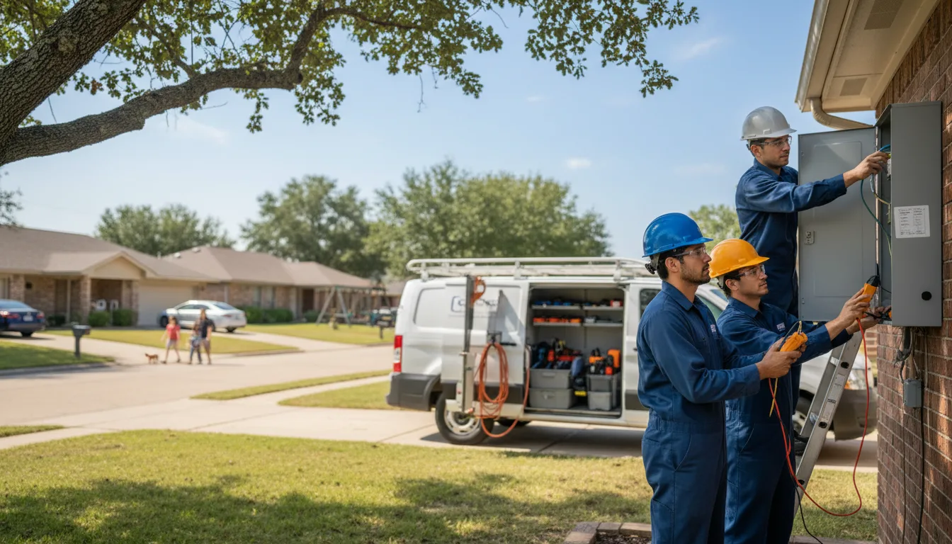 Certified electrician providing emergency electrical services in Lincoln, IA
